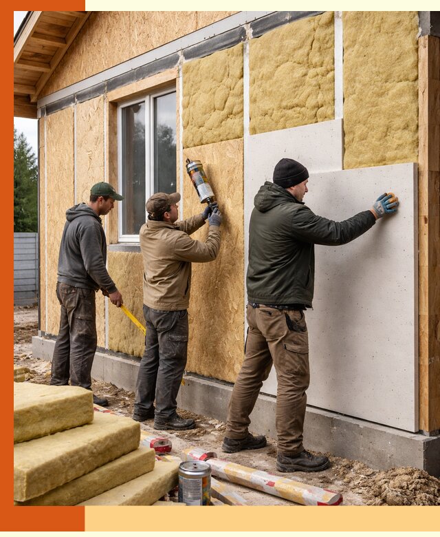 Профессиональное утепление дома из SIP-панелей в Тобольске