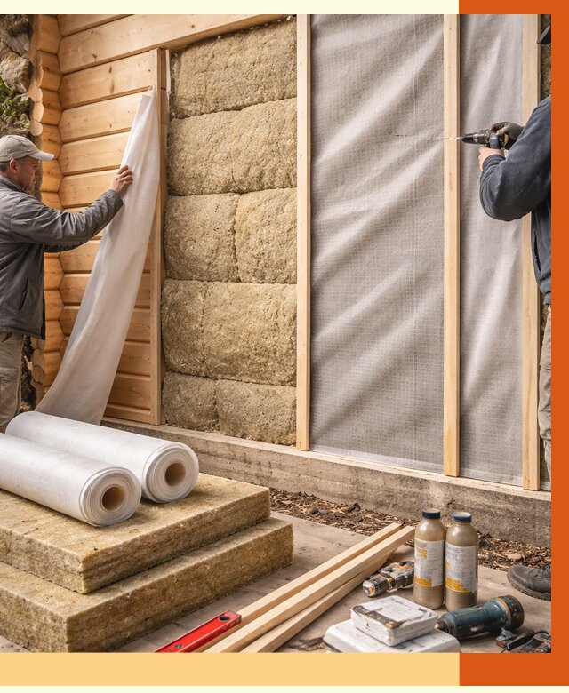 Утепление дома из минибруса в Тобольске от 4575 руб/м2 — заказать профессионально | ТепломастерТбл