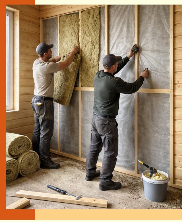 Утепление дома из минибруса в Тобольске: комплексные теплоизоляционные работы