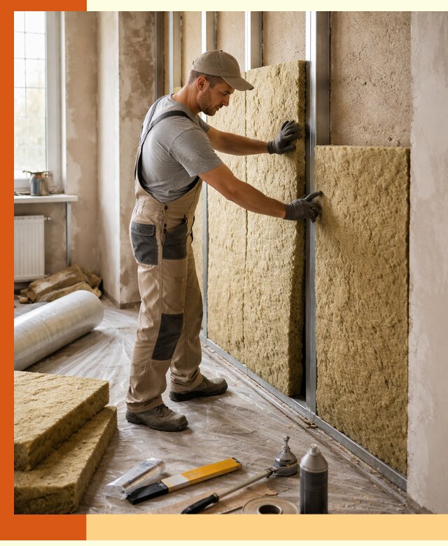 Утепление квартиры в Тобольске — комплексная теплоизоляция стен и полов