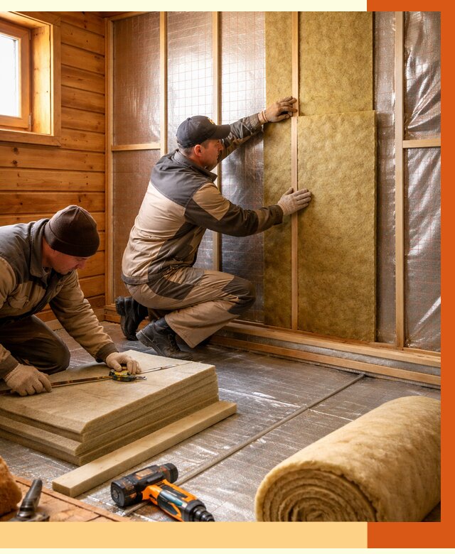 Утепление бани изнутри в Тобольске под ключ от 4270 руб./м² | ТепломастерТбл