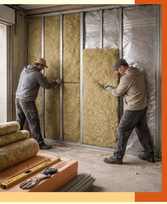 Утепление гаража изнутри в Тобольске от 7625 руб/м2 — работы и цена | ТепломастерТбл