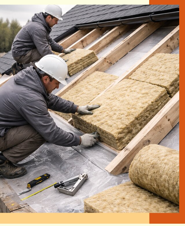 Утепление крыши в Тобольске от 1881 руб./м2 — комплексное утепление кровли | ТепломастерТбл