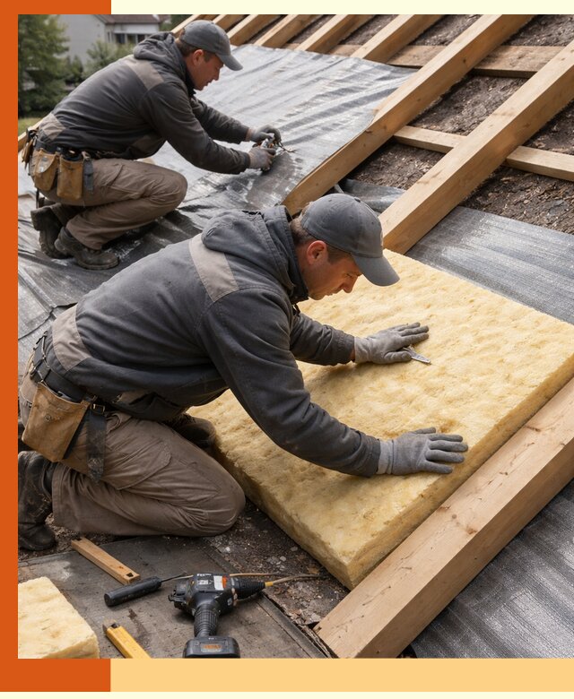 Профессиональное утепление крыши в Тобольске качественно и надежно