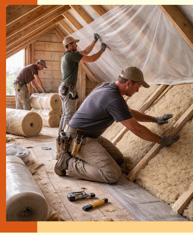 Утепление крыши изнутри в Тобольске: профессионально и надежно