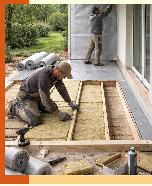 Утепление террасы в Тобольске — тепло и защита круглогодично