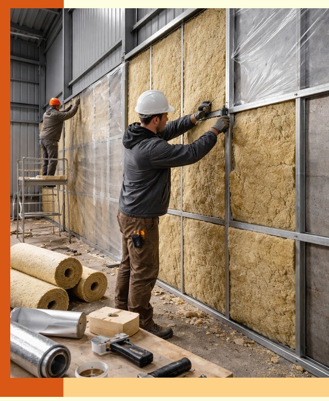 Утепление ангара в Тобольске — профессиональная теплоизоляция помещений