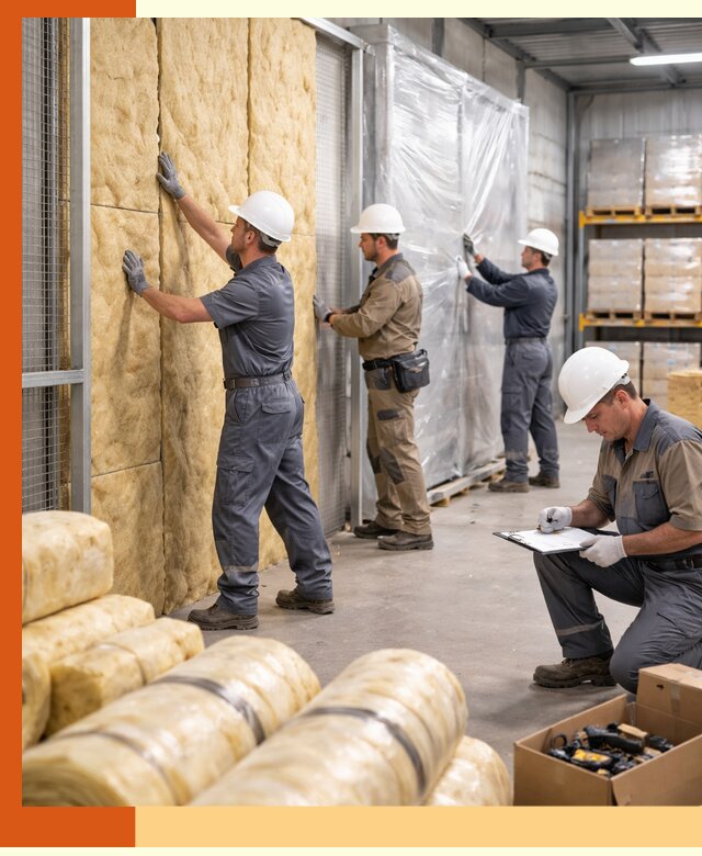 Утепление склада готовой продукции в Тобольске качественно и быстро