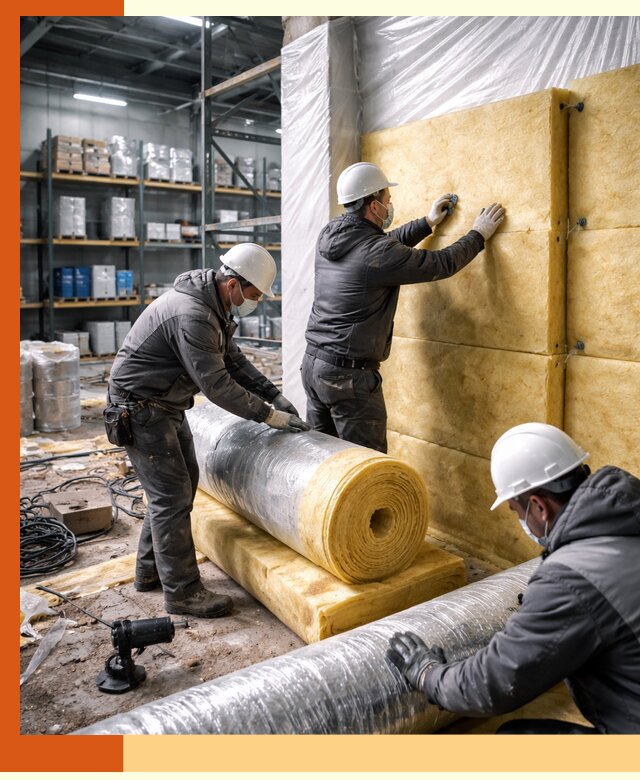 Утепление склада химсырья в Тобольске: безопасная и эффективная изоляция