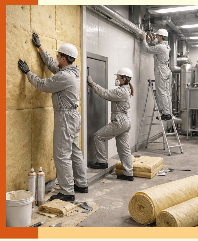 Утепление пищевого цеха под ключ в Тобольске