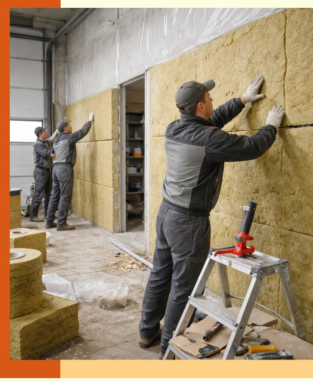 Утепление автосервиса и мастерских в Тобольске качественно и надёжно