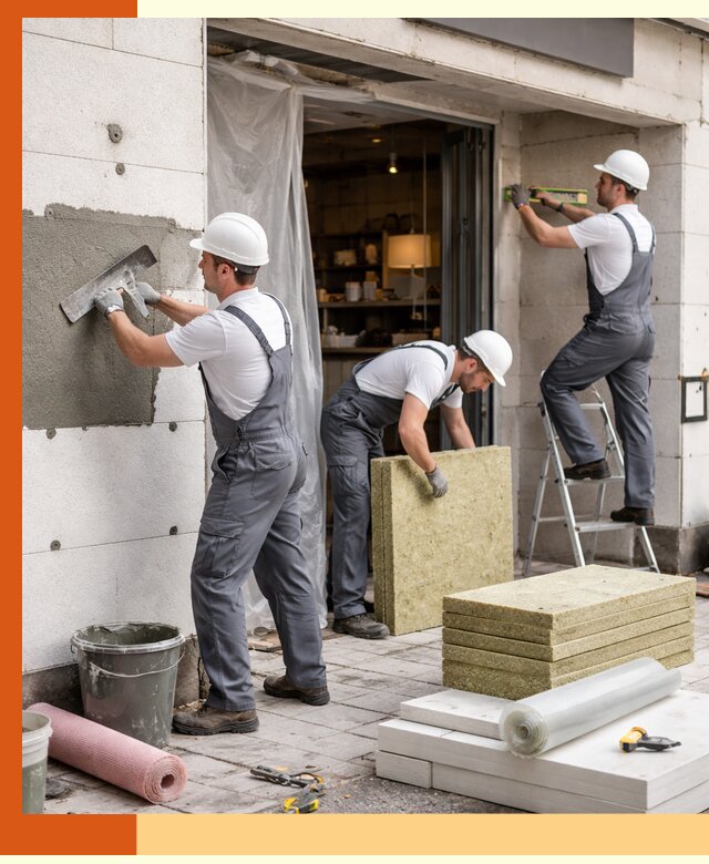 Утепление кафе в Тобольске: профессиональная теплоизоляция и монтаж