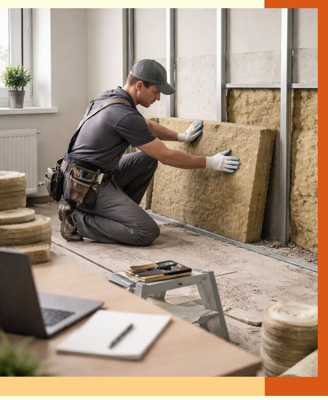 Утепление офиса в Тобольске от 4575 руб/м2 — комплексное утепление офиса под ключ | ТепломастерТбл