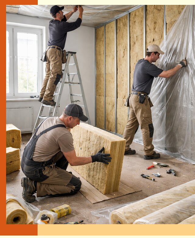 Утепление офисных помещений под ключ в Тобольске