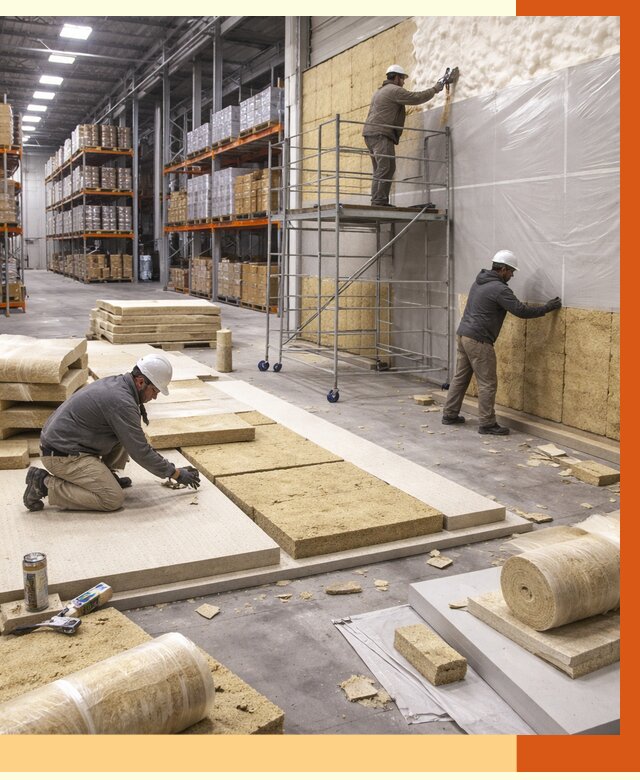 Утепление складского терминала в Тобольске от 7625 руб./м² под ключ | ТепломастерТбл