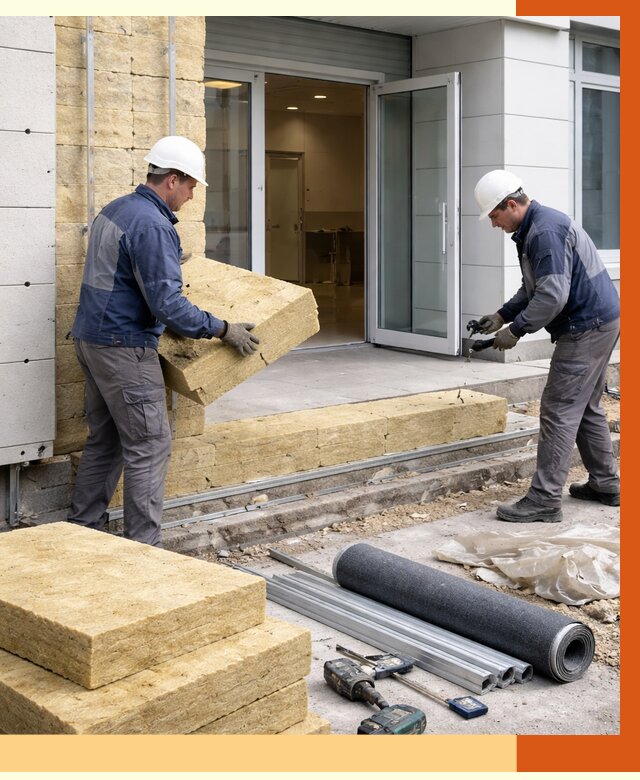 Утепление медицинского центра в Тобольске под ключ от 12709 руб./м² | ТепломастерТбл