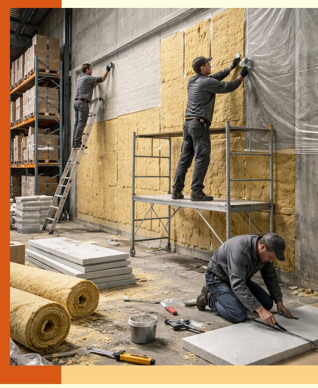 Утепление холодного склада под ключ в Тобольске