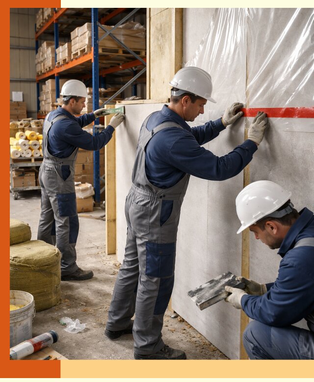 Утепление теплого склада под ключ в Тобольске