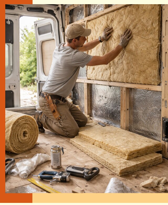 Утепление кемпера под ключ в Тобольске с гарантией качества