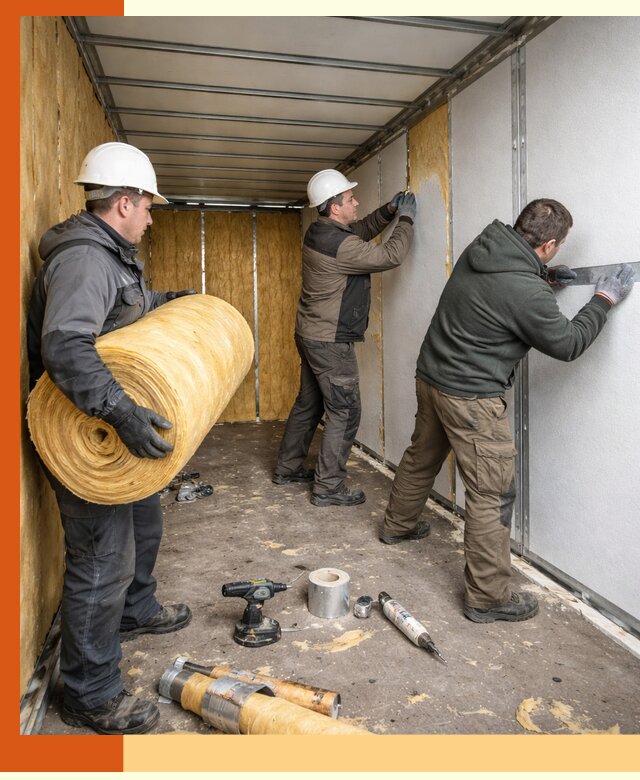 Утепление рефрижераторного контейнера в Тобольске профессионально и надежно