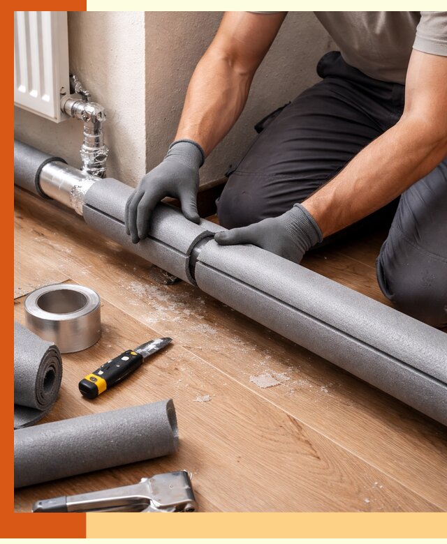 Утепление труб отопления в Тобольске: теплоизоляция и защита сети