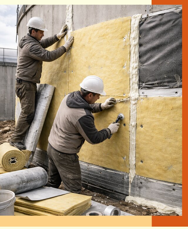 Утепление резервуара в Тобольске от 27959 руб/м2 — монтаж ППУ и комплекс под ключ | ТепломастерТбл