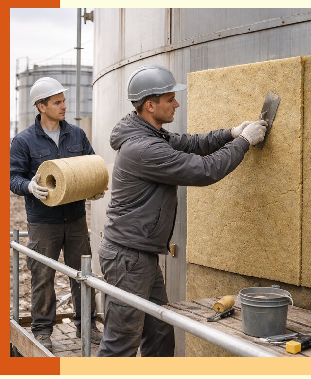 Профессиональное утепление резервуара и теплоизоляция в Тобольске