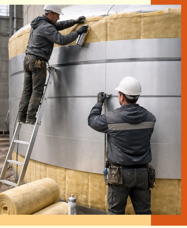 Утепление цистерны в Тобольске пенополиуретаном от 14742 руб. под ключ | ТепломастерТбл