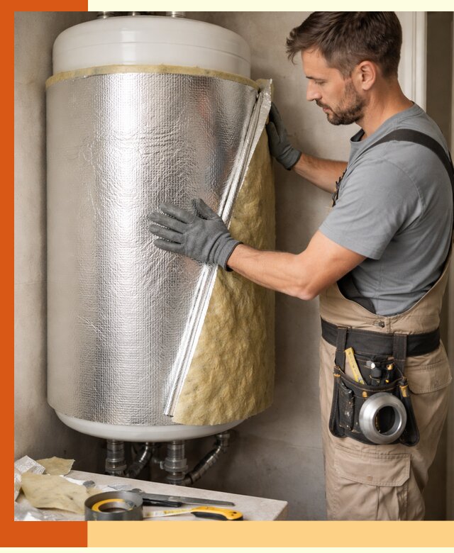 Утепление бойлера в Тобольске для снижения теплопотерь и экономии энергии