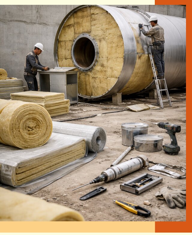 Утепление резервуара с топливом в Тобольске от 27959 руб. под ключ | ТепломастерТбл