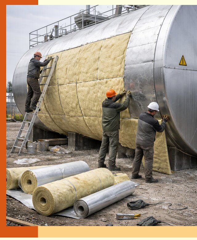 Утепление резервуаров с топливом в Тобольске надежно и экономично