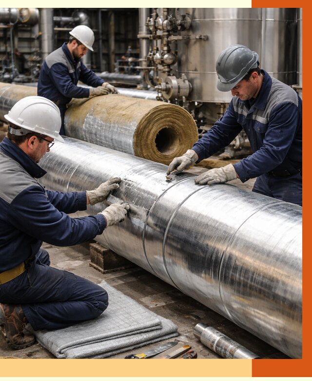 Утепление технологического оборудования в Тобольске от 4270 руб. за м2 | ТепломастерТбл