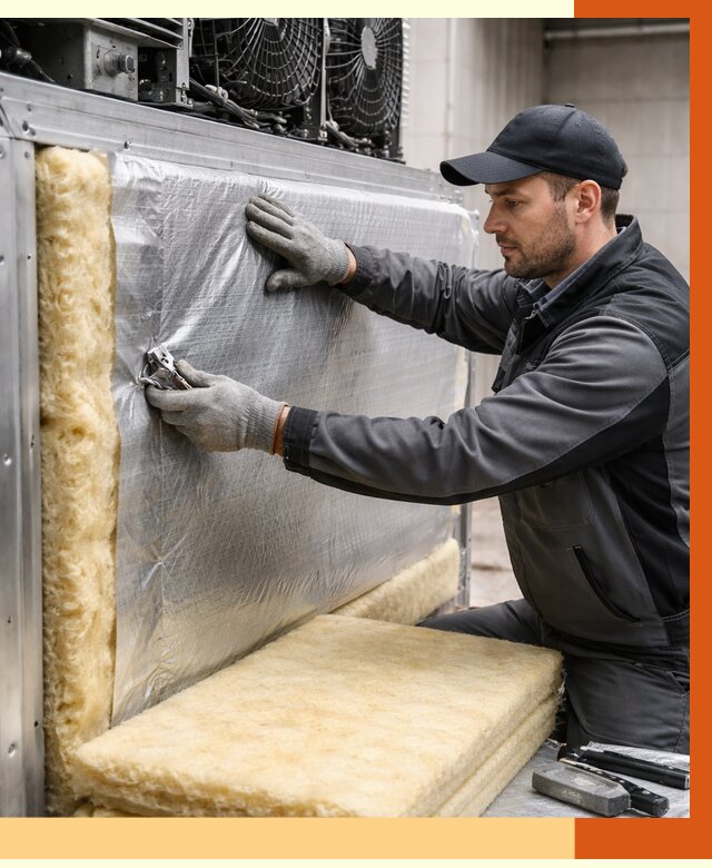 Утепление холодильного агрегата в Тобольске от 8642 руб. под ключ | ТепломастерТбл