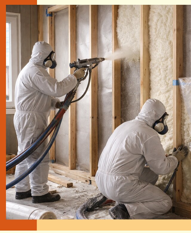 Утепление каркасной стены ППУ в Тобольске для домов и коттеджей