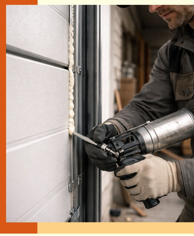 Заполнение пустот ворот в Тобольске профессионально и герметично