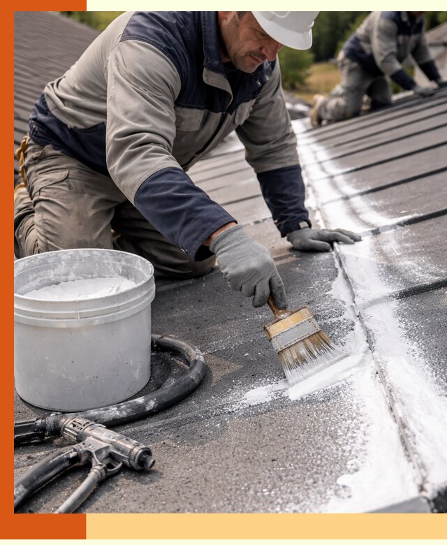 Утепление кровли жидкой теплоизоляцией в Тобольске