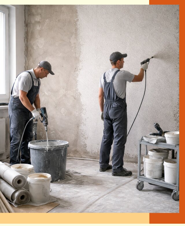 Утепление стен жидкой теплоизоляцией в Тобольске от 4270 руб/м² | ТепломастерТбл