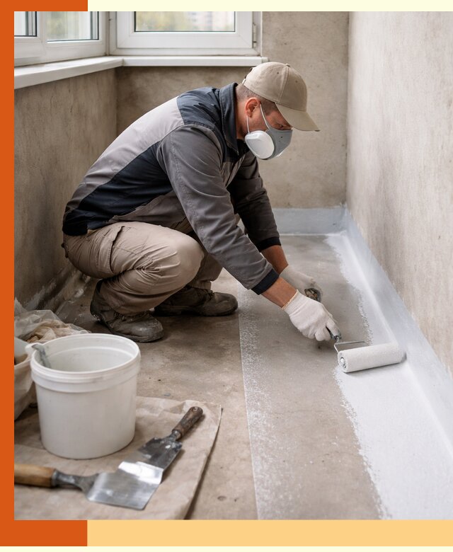 Утепление балкона жидкой теплоизоляцией в Тобольске