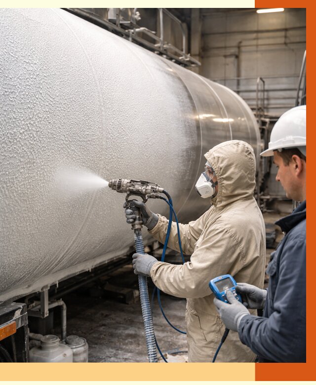 Утепление автоцистерны жидкой теплоизоляцией в Тобольске от 14742 руб. под ключ | ТепломастерТбл