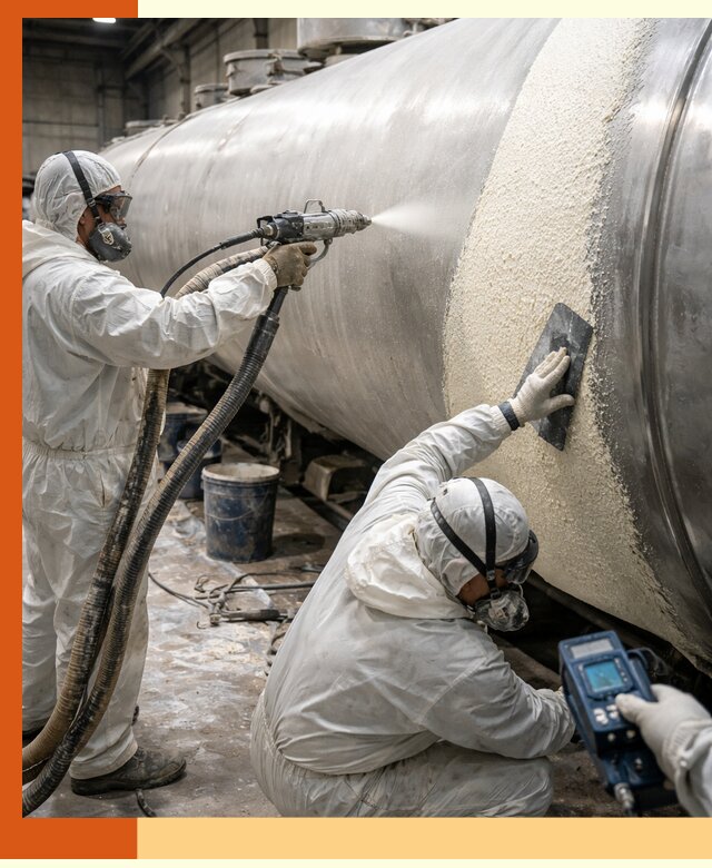 Утепление автоцистерн жидкой теплоизоляцией в Тобольске