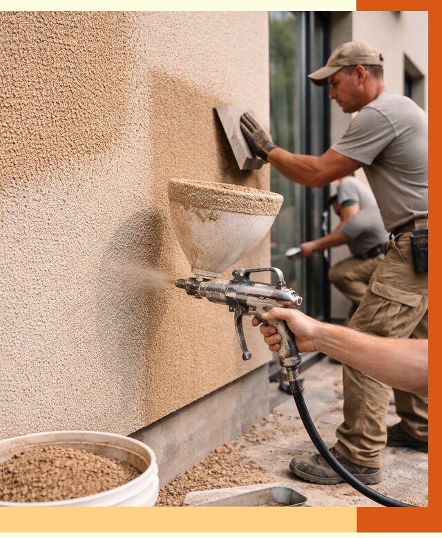 Утепление фасада жидкой пробкой в Тобольске от 4880 руб./м² под ключ | ТепломастерТбл