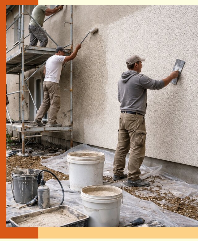 Утепление фасада жидкой пробкой в Тобольске