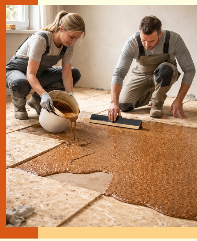 Утепление пола жидкой пробкой в Тобольске для квартир и домов