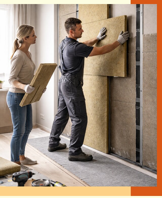 Профессиональная шумоизоляция квартиры в Тобольске от 7625 руб. за м2 | ТепломастерТбл