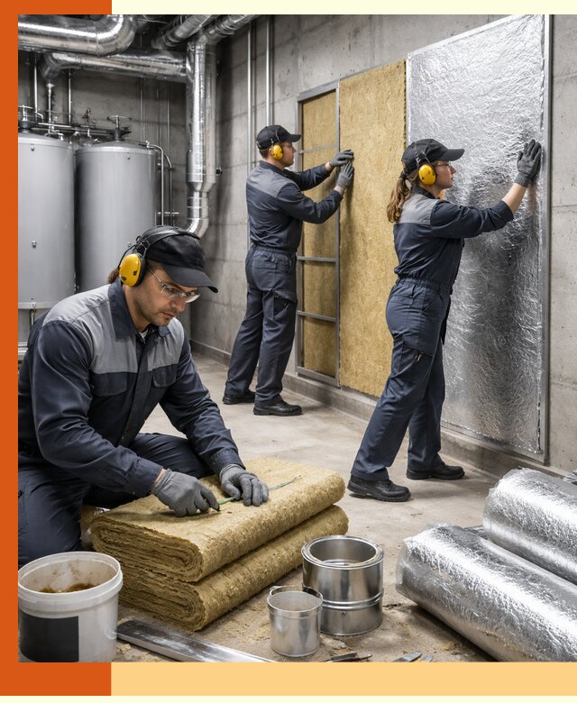 Шумоизоляция котельной в Тобольске: профессиональный монтаж и материалы