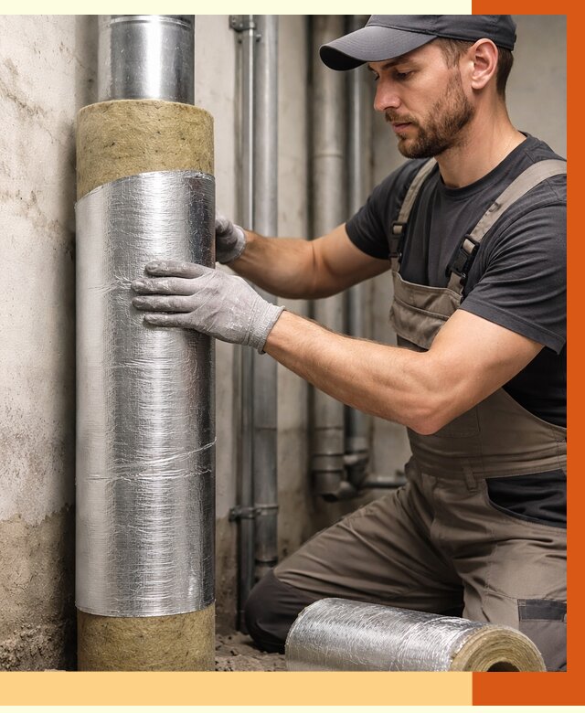 Шумоизоляция труб в Тобольске от 1220 руб. — шумоподавление и звукоизоляция труб | ТепломастерТбл