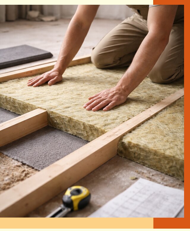 Шумоизоляция пола в Тобольске от 1271 руб./м² — профессиональная звукоизоляция | ТепломастерТбл