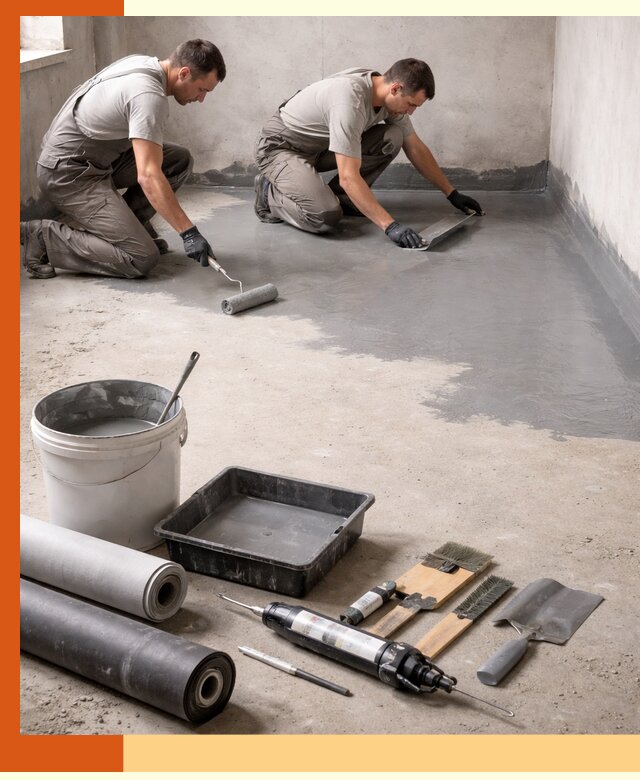 Гидроизоляция пола в Тобольске — надежная защита от влаги и протечек
