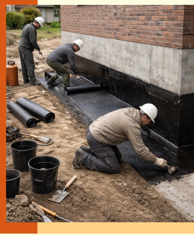 Гидроизоляция фундамента в Тобольске: надежная защита строений