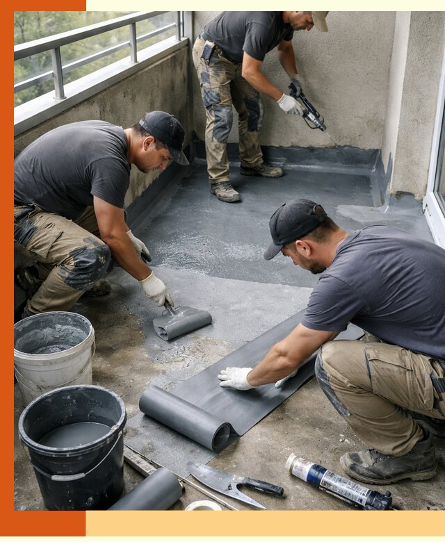 Гидроизоляция балкона в Тобольске: надежная защита от протечек